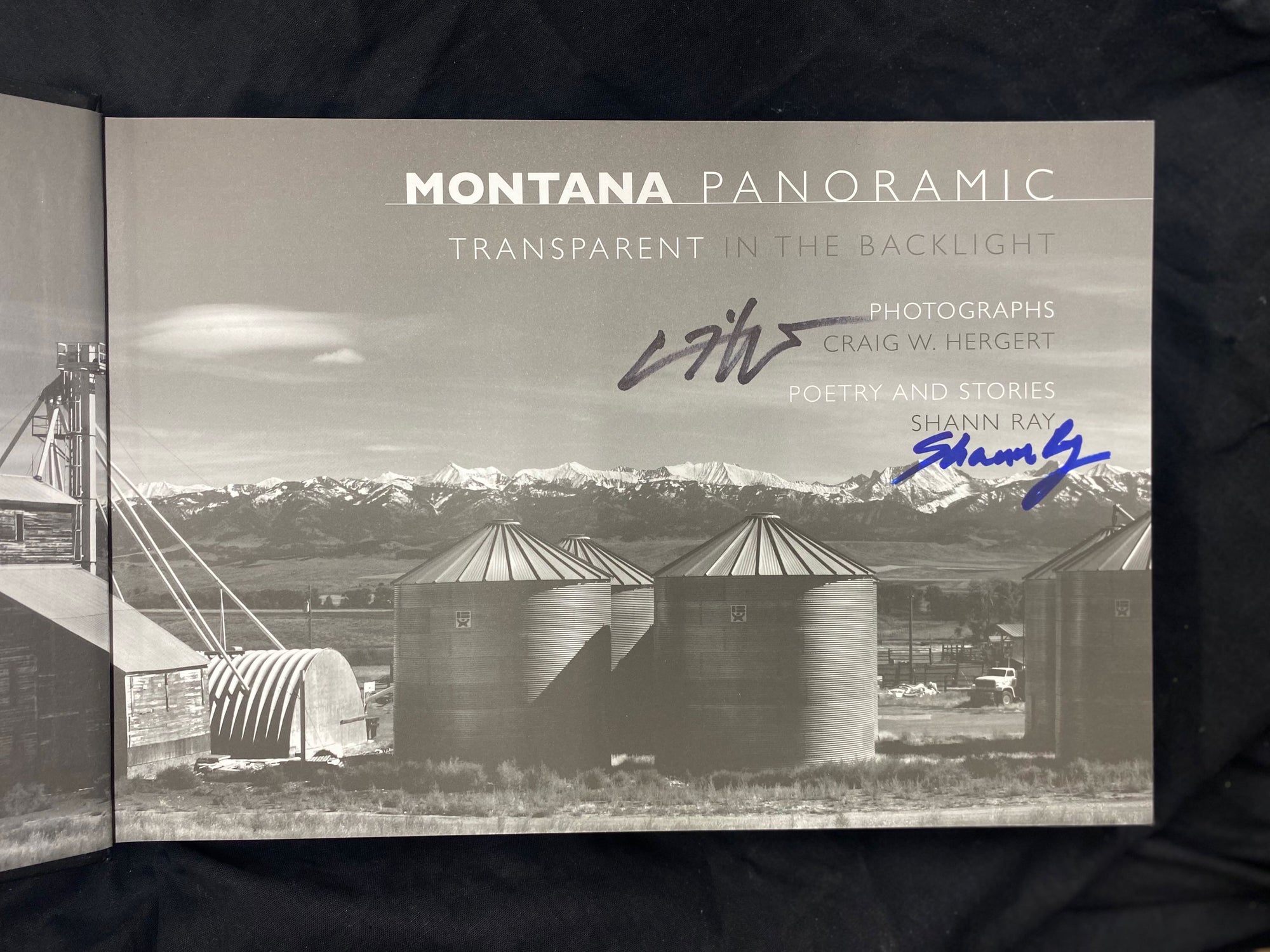 "MONTANA PANORAMIC - Transparent in the Backlight" Hardcover Coffee Table Book - SPECIAL SIGNED COPIES BY SHANN & CRAIG!