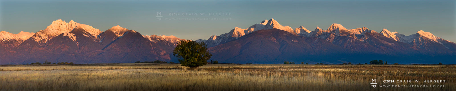 "McDonald Peak and the Mission Range" - Charlo, MT