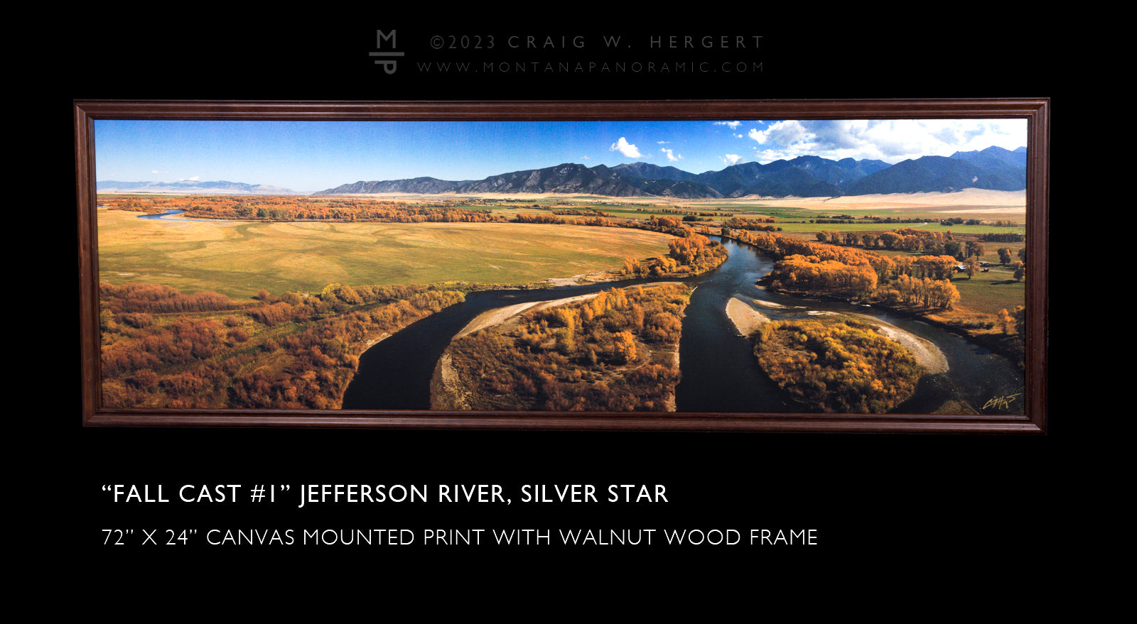 "Fall Cast #1" - Jefferson River, Silver Star, MT (OE)