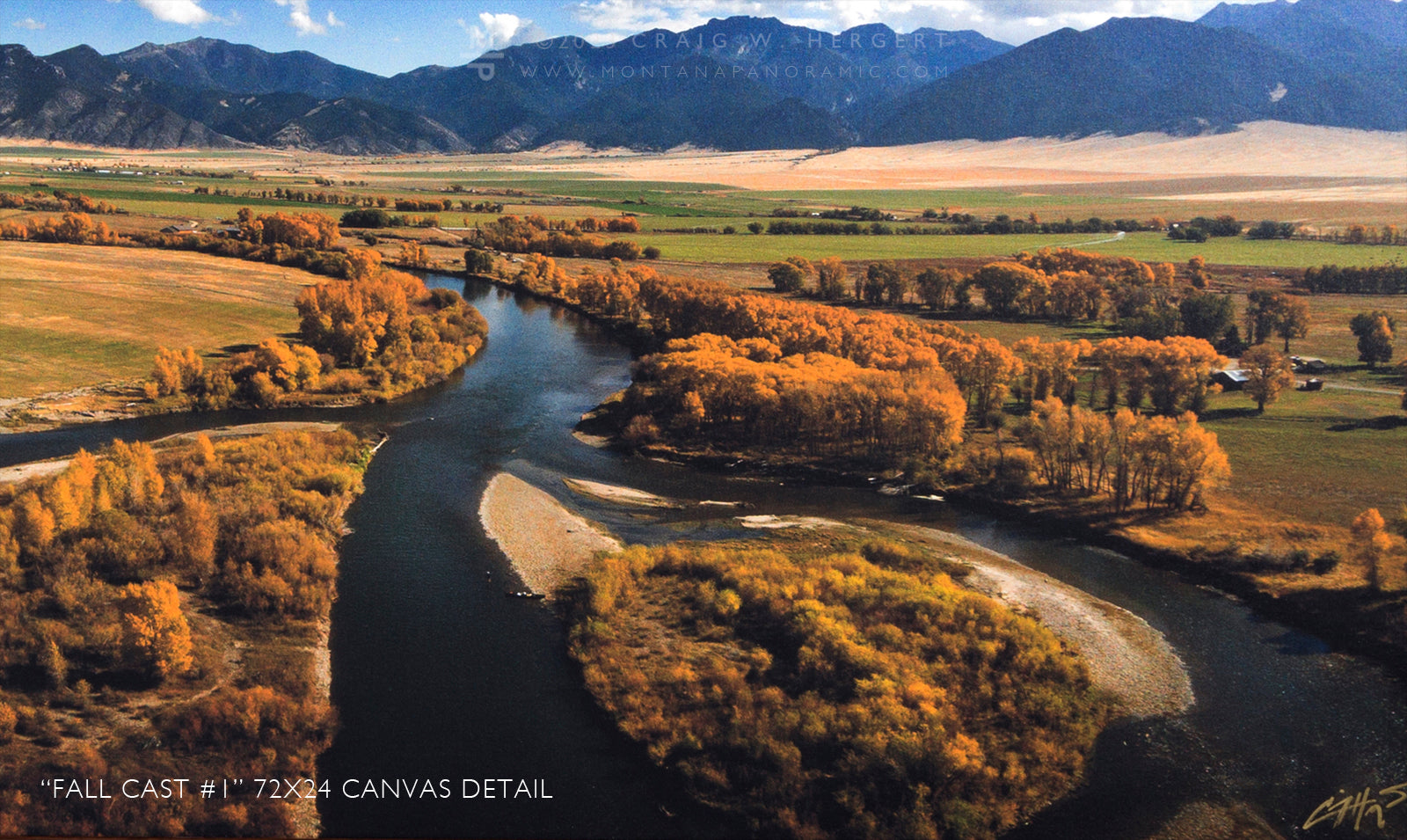 "Fall Cast #1" - Jefferson River, Silver Star, MT (OE)