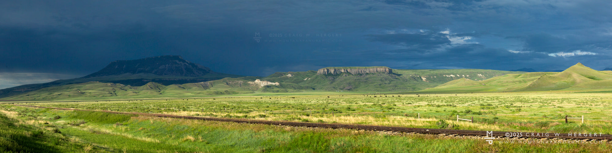 "Flat Creek Sunrise" - Square Butte, MT (OE)