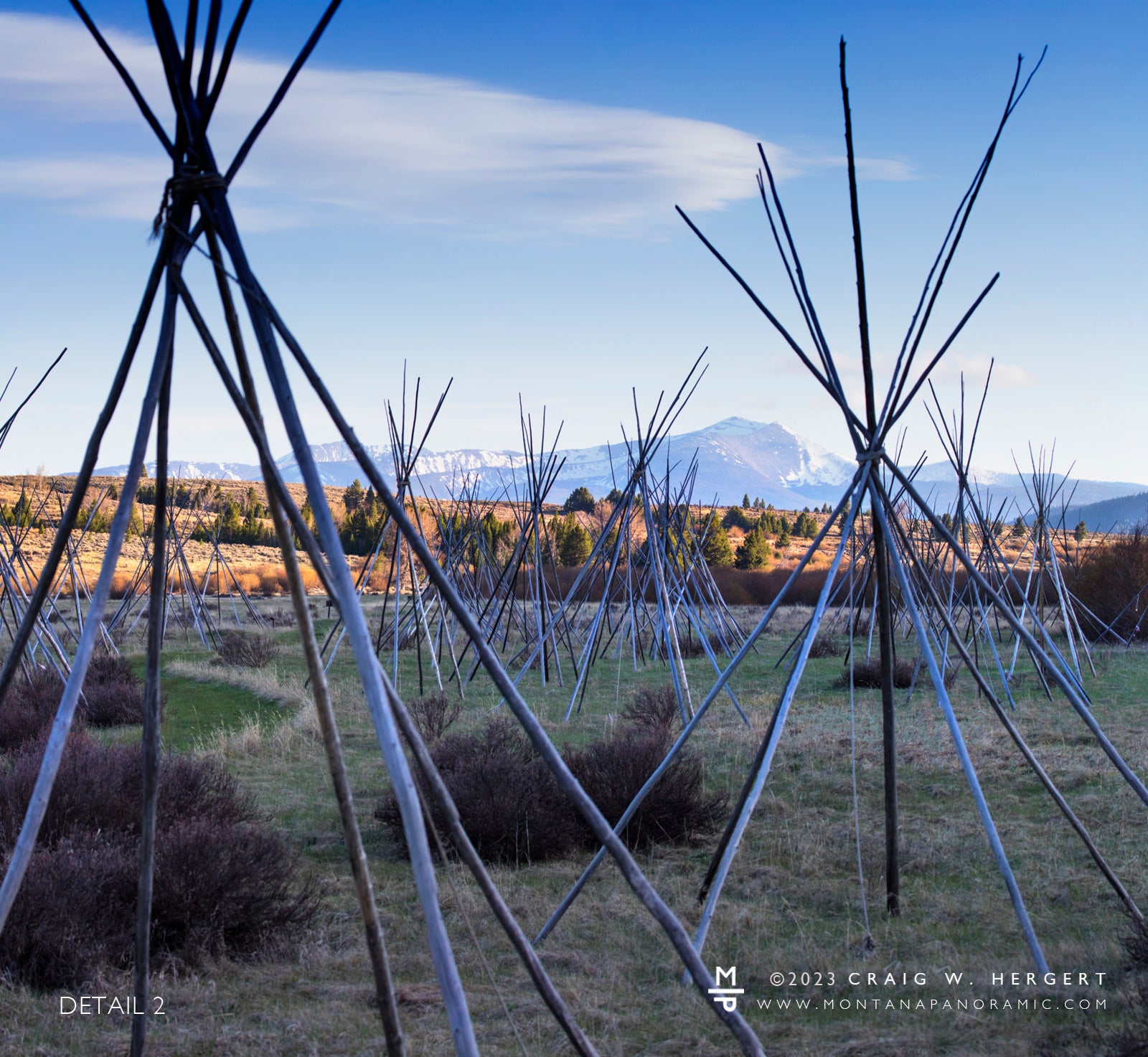 "Dawn on the Sleeping Camp of Nez Perce” - Bighole Battlefield, Wisdom, MT