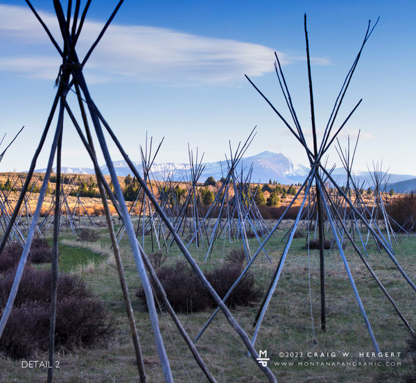 "Dawn on the Sleeping Camp of Nez Perce” - Bighole Battlefield, Wisdom, MT