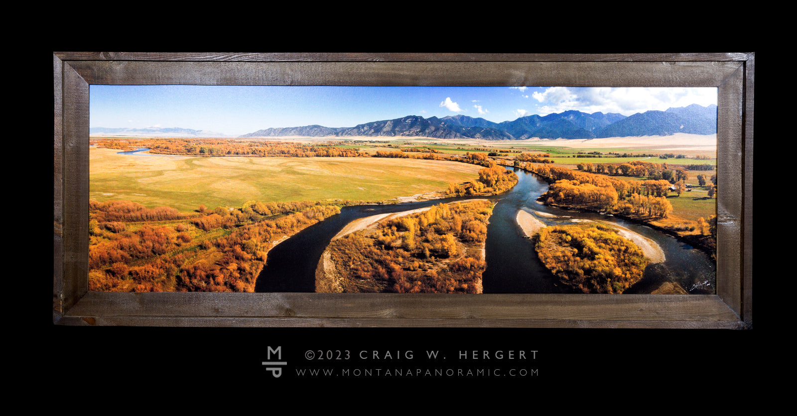 "Fall Cast #1" - Jefferson River, Silver Star, MT (OE)