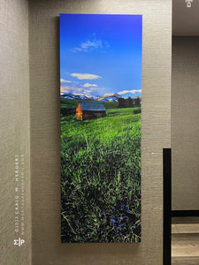 "Spring on the Hill" 24"x 72" open edition canvas print - ready to hang