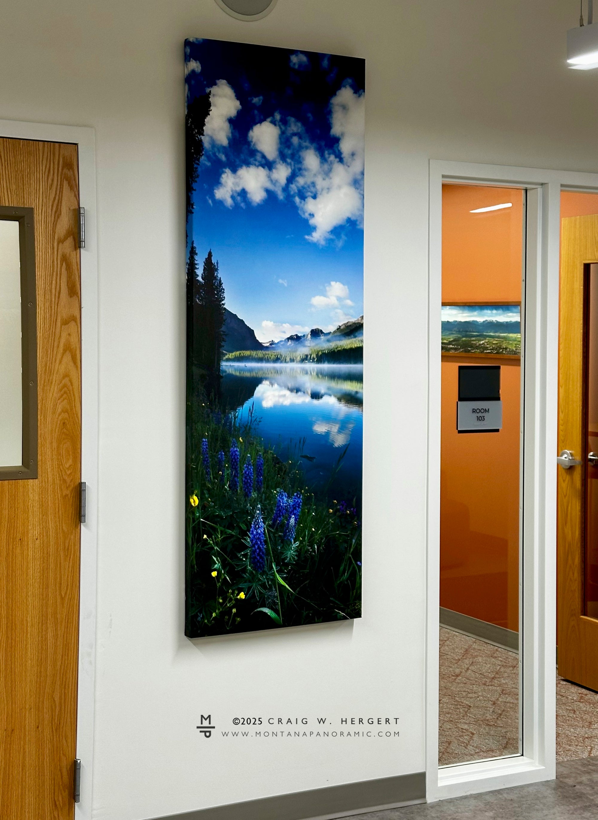 "Hyalite" - Gallatin Range, MT - 24"x72"gallery wrap canvas