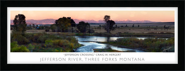 "Jefferson Crossing" - Three Forks, MT - POSTER