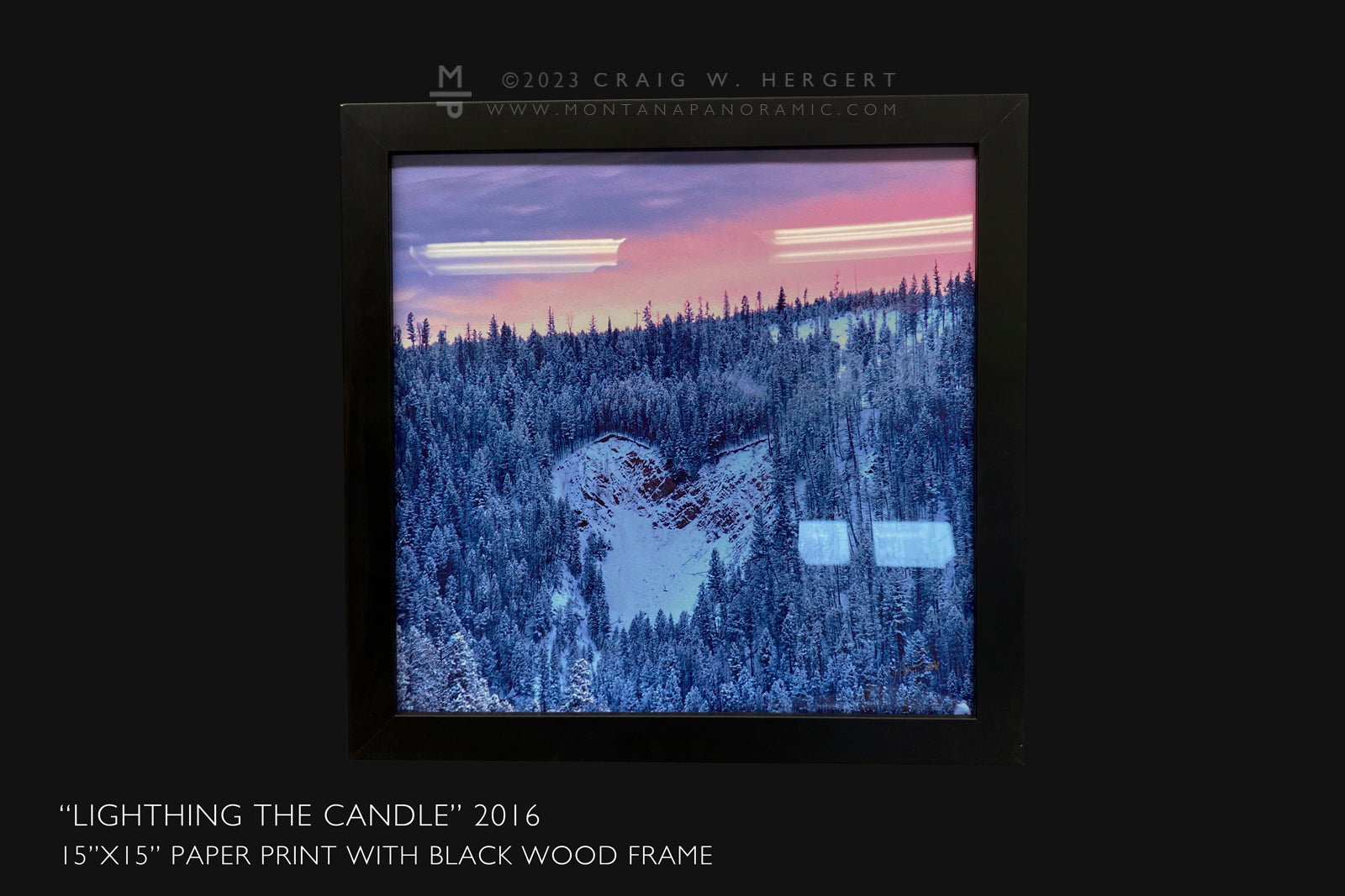 "Lighting the Candle" - 15"x15" canvas gallery wrap