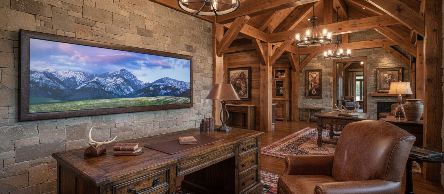 "Line Dance" -60"x18" Limited Edition of 75 - custom framed