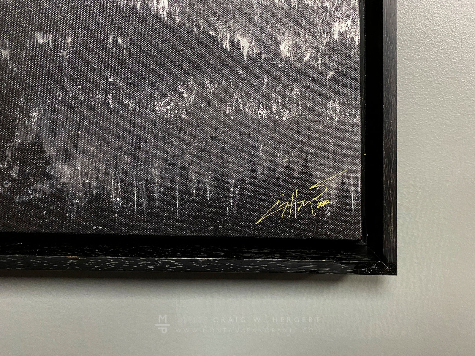 "The Ridge" - 60" x 15" Framed open edition canvas