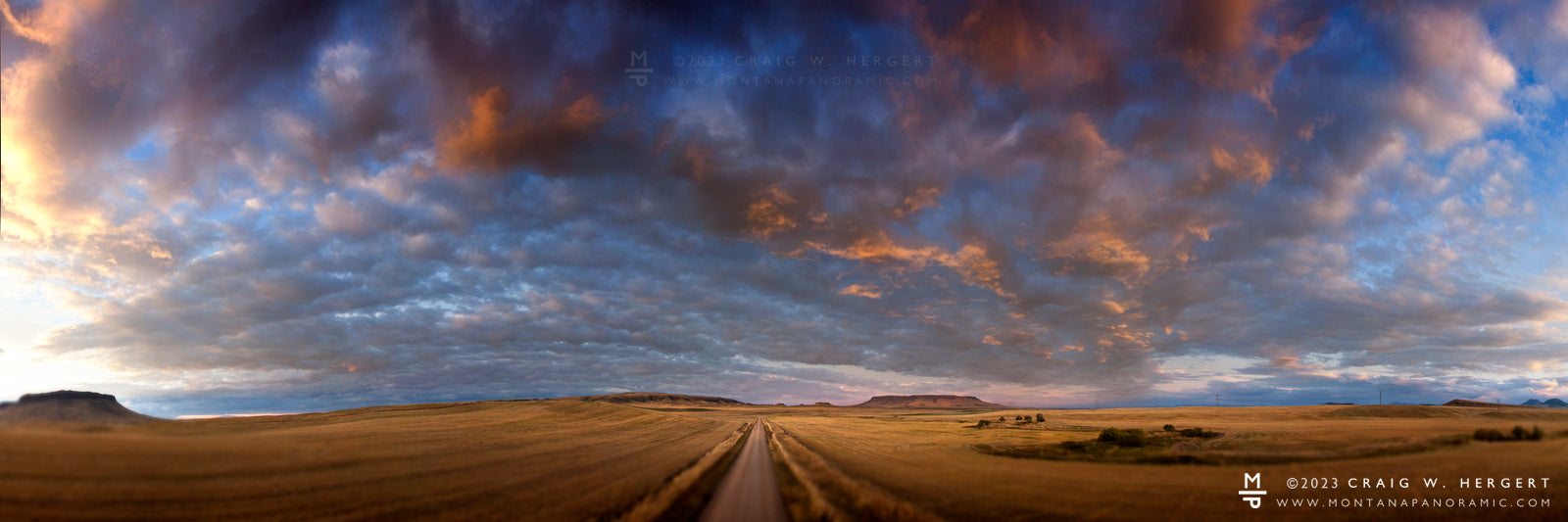 "Sun River Road Sunset" - Simms, Montana