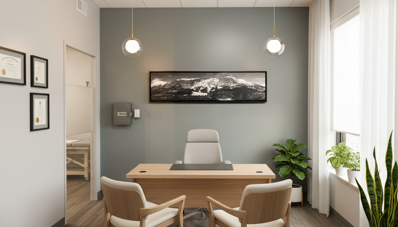 "The Ridge" - 60" x 15" Framed open edition canvas