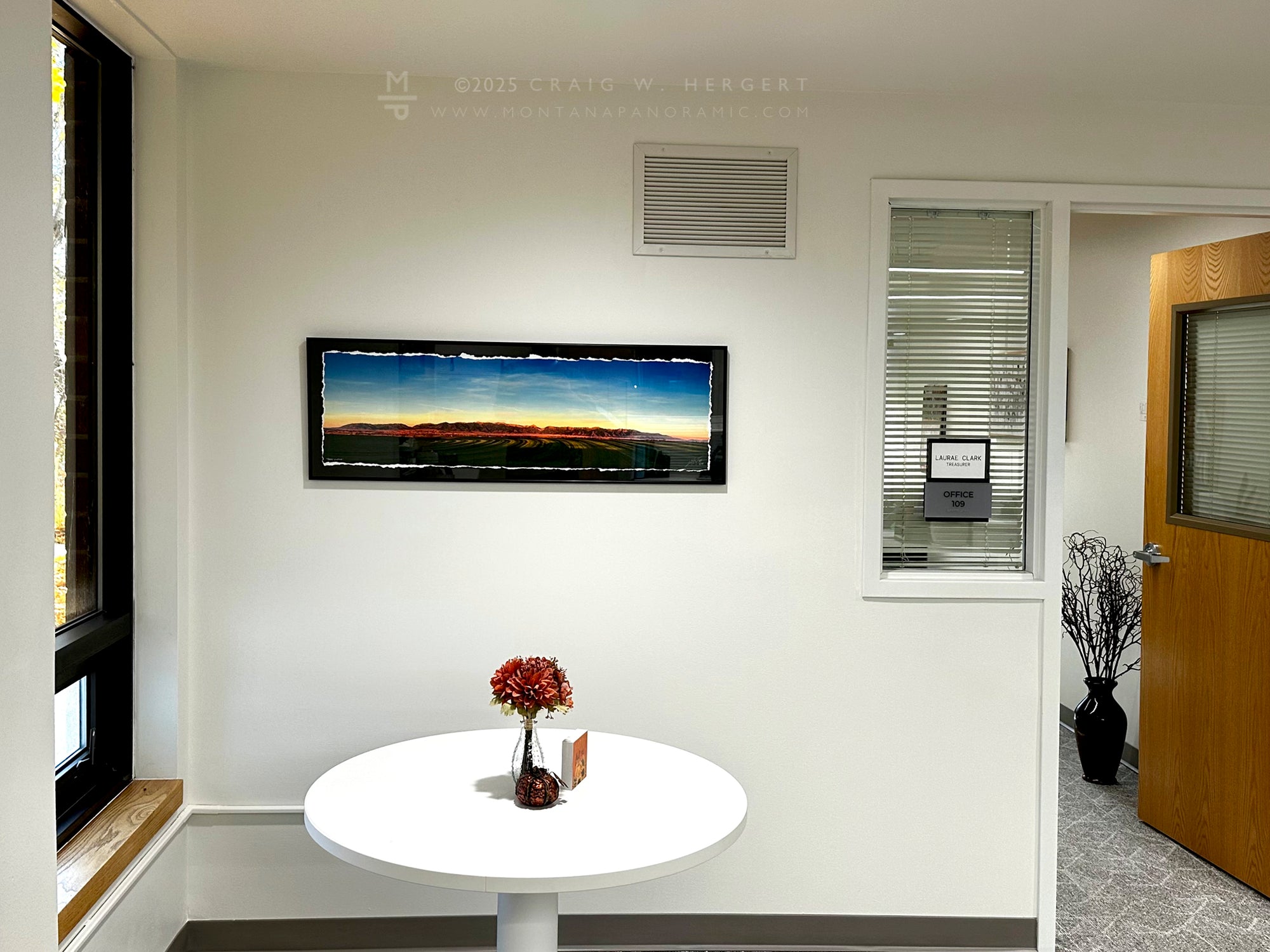 "Third Cutting" - 45" x 15"  custom framed paper print- #12 of 75