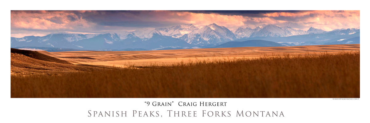 "9 Grain" - Three Forks, MT - POSTER