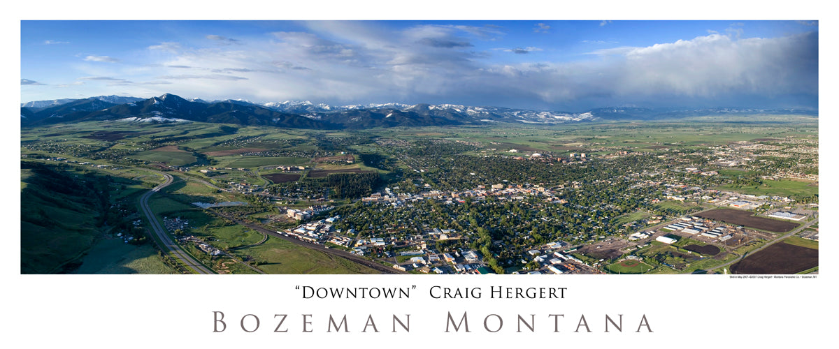 "Downtown" - Bozeman, MT - POSTER