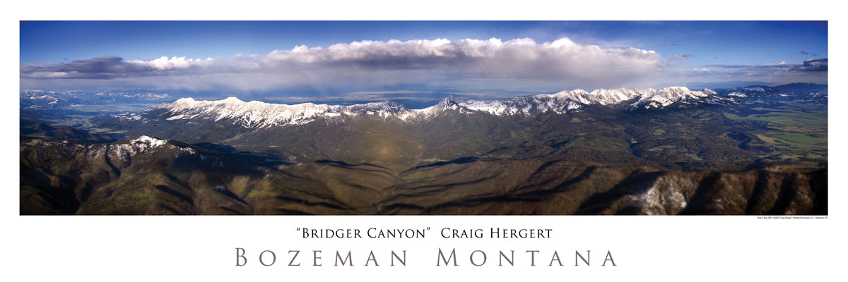 "Bridger Canyon" - Bozeman, MT - POSTER