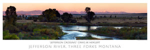 "Jefferson Crossing" - Three Forks, MT - POSTER