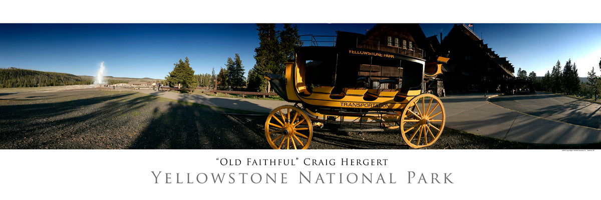 "Old Faithful" - Yellowstone N.P., MT - POSTER