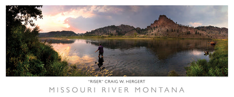 "Riser" - Missouri River- Craig, MT - POSTER