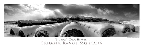 "Storage" - Bridger Range, MT - POSTER