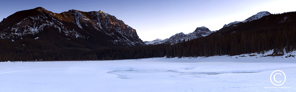 "Crack in the Ice" - Near Bozeman, MT (OE)