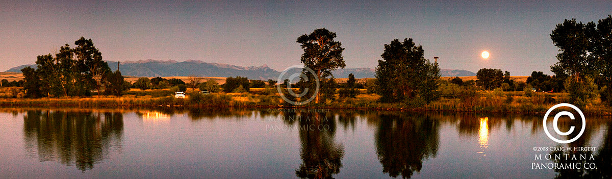 "Three Forks Moonrise" - Three Forks, MT (OE)