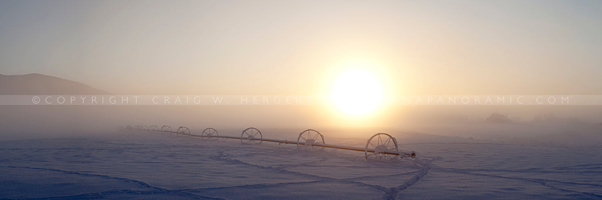 "Old Farm Sunrise" - Bozeman, Montana