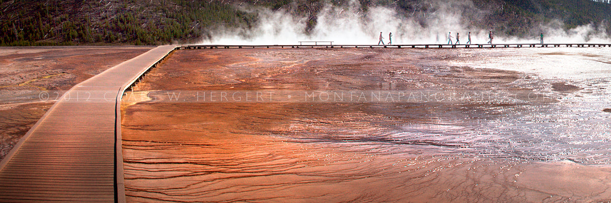 "Firehole Shadows" - Yellowstone N.P.