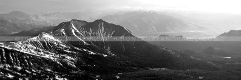 "Bighorn Peak Aerial" - Gardiner, MT(OE)