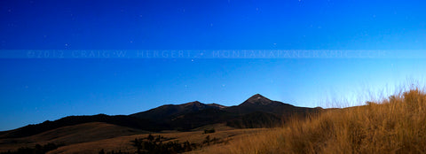 "Ward Peak by Starlight" - McAllister, MT (OE)