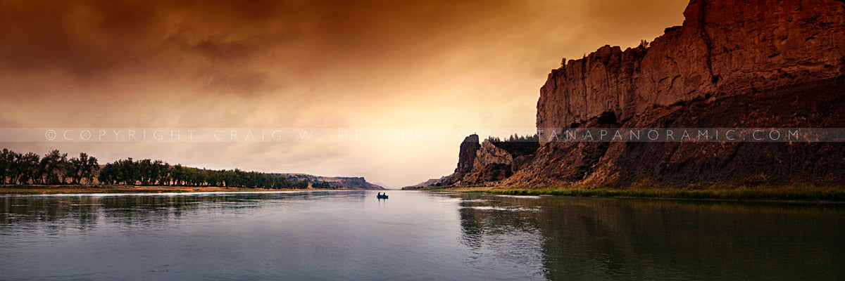 "Evening Paddle" - MIssouri River Breaks, MT