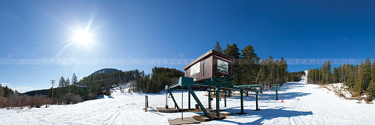 "Bear Paw Ski Bowl" south of HavreOE)