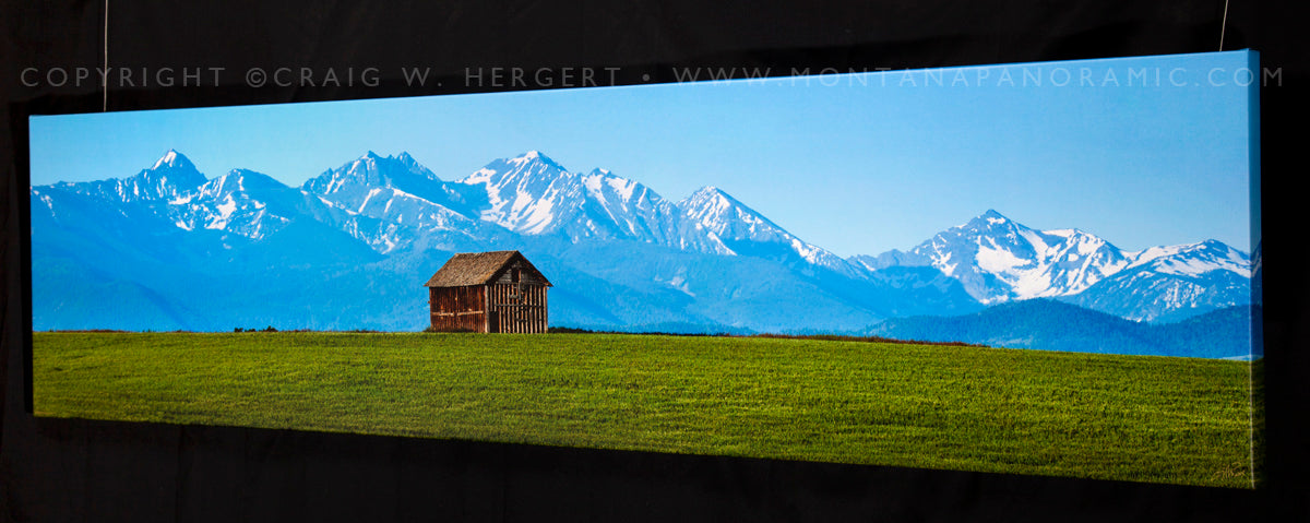 "Harper Puckett" - Bozeman - MT 80"X20" Framed gallery wrap