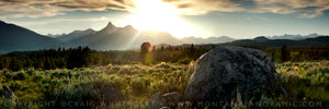 "Sunset of Pilot Peak" -  Cooke City, MT (OE)