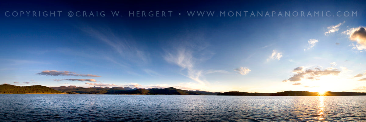 "Pintlar Sundown" - Georgetown Lake, MT