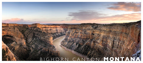 "Bighorn Canyon" - POSTCARD