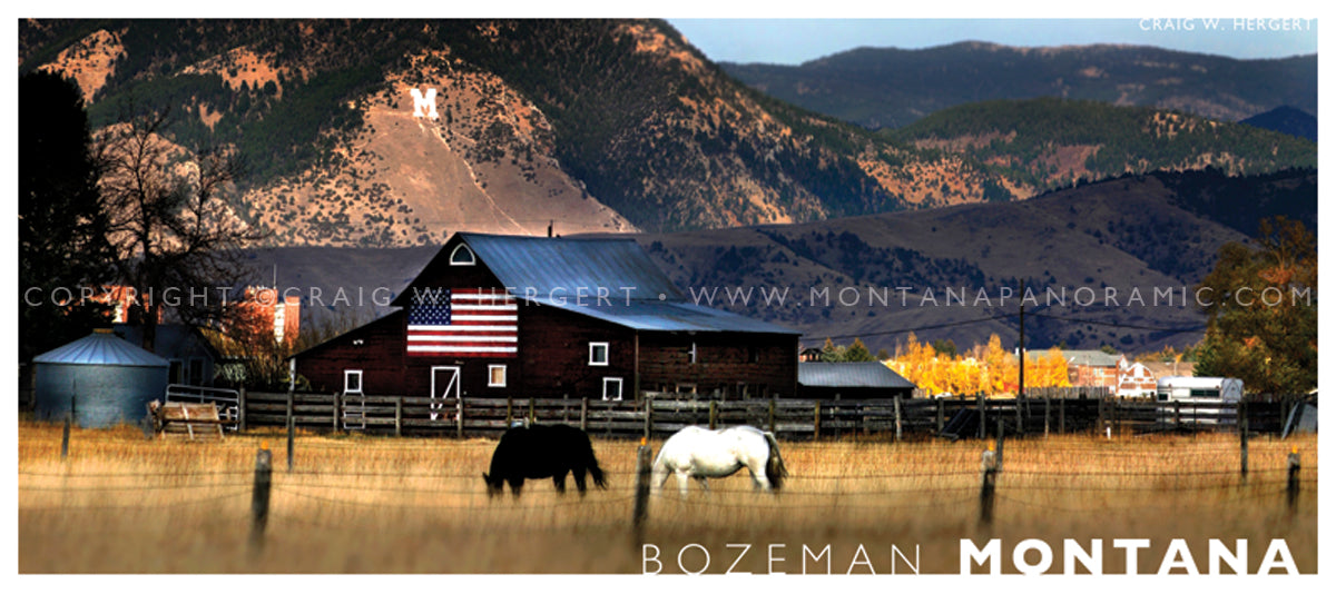 "All American City" - Bozeman - POSTCARD