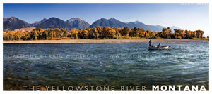 "Sunday School" - Yellowstone River - POSTCARD