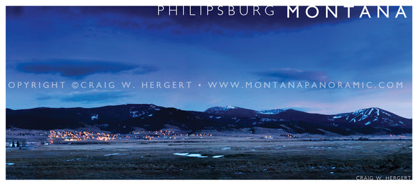 "Gold West" - Philipsburg - POSTCARD