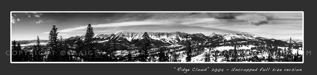 "Ridge Cloud" - Bridger Range, MT