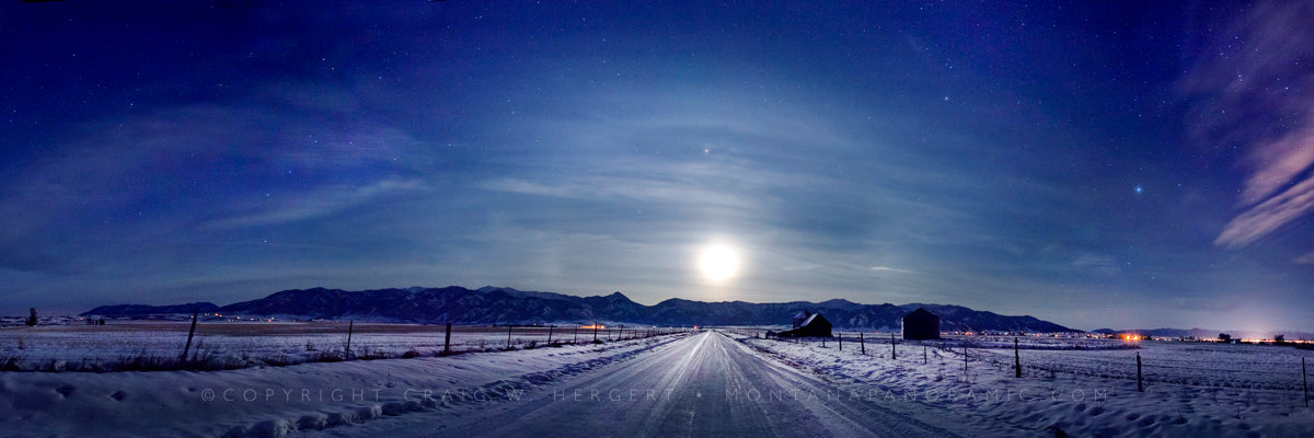 "Rector Moonrise" - Springhill, MT
