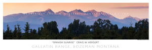 "Spanish Sunrise" - Bozeman, MT - POSTER