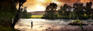 "Boulder River Sunset" -  McLeod, MT (OE)