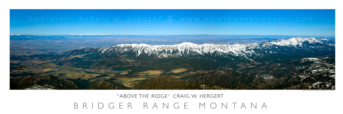 "Above the Ridge" - Bozeman, MT - POSTER