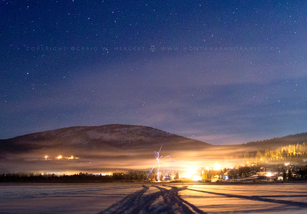 "New Years Eve at the 7 Gables" - Georgetown Lake, MT (OE)