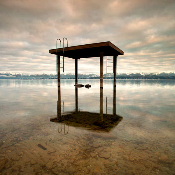 "Winter Dock" - Lakeside - Flathead Lake, MT (OE)