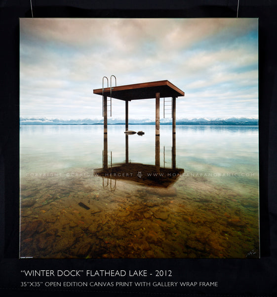 "Winter Dock" - Lakeside - Flathead Lake, MT (OE)