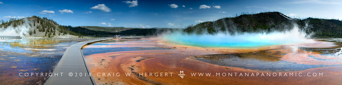 "Prismatic Boardwalk" - Yellowstone N.P. (OE)