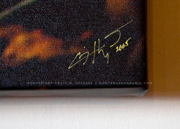 "Rip Rap" - 90"x30" gallery wrap framed