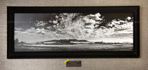 "Jefferson Valley" - 45x15 framed canvas with black velvet frame